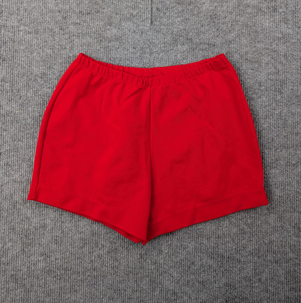 Vintage Russell Athletic Shorts Womens 8 Athletic Red Pull On 70s USA Training